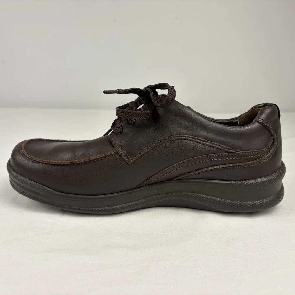 SAS Move On Brown Stability Comfort Walking Work Shoes Men's 10.5M USA Made EUC